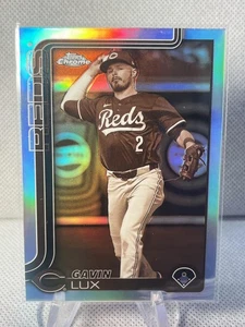 2025 Topps Chrome Chrome Gavin Lux Sepia Refractors #237 Cincinnati Reds - Picture 1 of 2