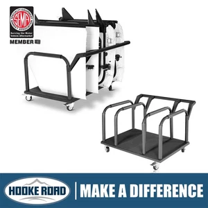 Hooke Road Doors Holder Rack Movable Cart For Ford Bronco Jeep Wrangler JK JL JT - Bild 1 von 20