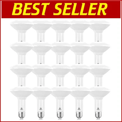 20-Pack Dimmable 65W Equivalent LED Bulbs, 5000K Daylight, Eye-Friendly Lighting - Image 1 of 4