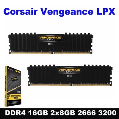 DDR4 16GB(2x8GB) Corsair Vengeance LPX 2666/3200 Desktop RAM Memory DIMM Lot NEW - Image 1 of 4