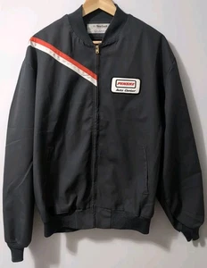 Chaqueta de Colección Penske Auto Parche Central Azul Rojo Blanco Protector de Desgaste Mecánico L - Imagen 1 de 6
