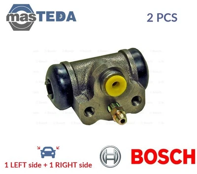 0 986 475 668 DRUM WHEEL BRAKE CYLINDER PAIR REAR BOSCH 2PCS FOR NISSAN VANETTE - Image 1 of 4
