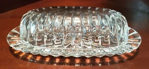 MIKASA LEAD CRYSTAL PARK LANE COVERED BUTTER DISH- IOB - Picture 1 of 9