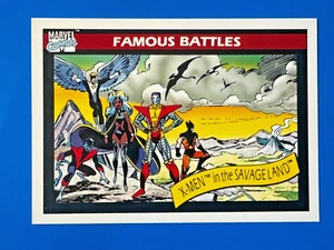 X-Men in the Savage Land 1990 Marvel Comics Impel #120 Famous Battles - Picture 1 of 2