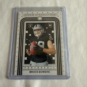 2024 Panini Photogenic Football Rookie Introductions Brock Bowers Rookie Card - Picture 1 of 10