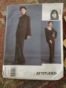 Vogue Patterns Attitudes 1467 Lauren Sara Größe 12-14-16 Schnitt - Bild 1 von 3