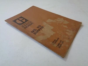 1969 Vtg Caterpillar Tractor Parts Book Catalog No. 9D Ripper N1 - Picture 1 of 9