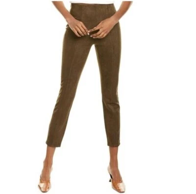 BLANKNYC Faux Suede Ankle Leggings Olive Green 24 - Image 1 of 4