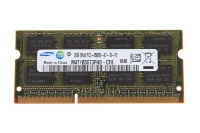 For Samsung 2GB 2RX8 DDR3 1066MHz PC3-8500S 204PIN SO-DIMM Laptop RAM Memory ##S - Image 1 of 4