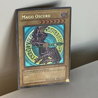 VTG Mago Oscuro (Dark Magician) Ultra Rare Holo Spanish BIY-S006 1st Edition - Image 1 of 4