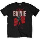 Official Licensed - David Bowie - Red Sax T Shirt Ziggy Stardust