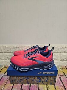 Brooks Cascadia 16 Trail Running Shoes UK 5.5 Women's RRP £ 120 Pink / Flambe