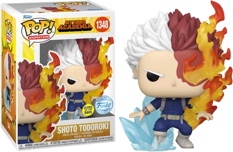 My Hero Academia - Shoto Todoroki GLOW GITD #1348 Funko Pop Vinyl Figure NEW Cover
