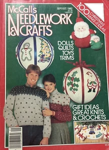 McCall's Needlework & Crafts Rare Christmas Magazine Sept Oct 1982 Vintage VGC - Picture 1 of 10