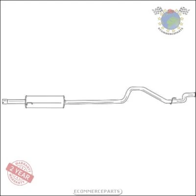 Silencieux d'échappement Arrière Sigam pour FORD TRANSIT D lqd - Photo 1/3