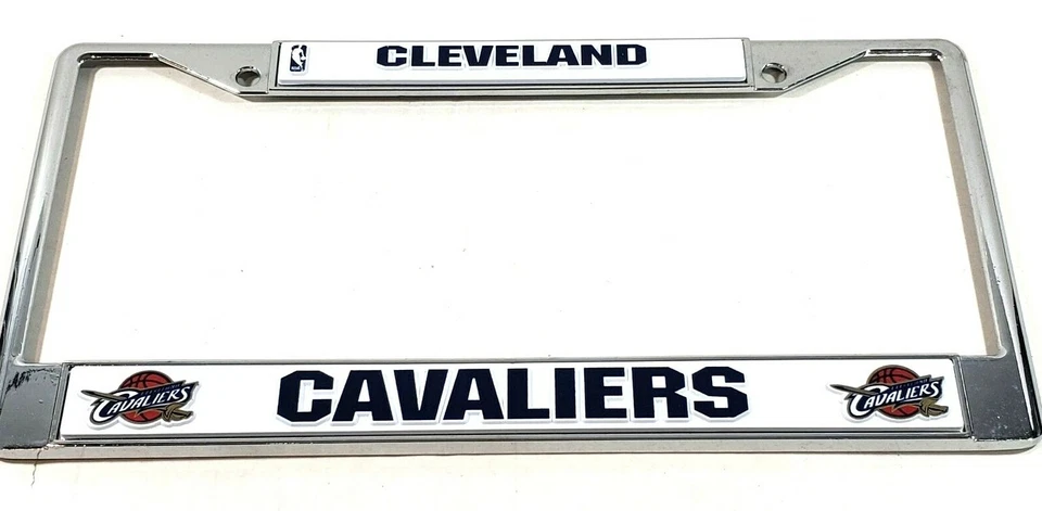 Cleveland Cavaliers Metal CROMO Marco de Placa Debe Hombre Cueva Necesario Foto 1 de 3
