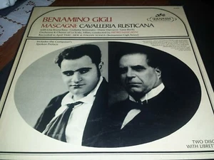 Beniamino Gigli - Mascagni Cavalleria Rusticana Box Set.E bis E Zustand.& Buch. - Bild 1 von 7