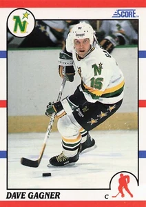 Dave Gagner #108 - 1990 Score - Minnesota North Stars - NHL Hockey - Picture 1 of 2