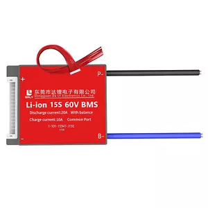 Li-Ion BMS PCB 15S 60V 20A Daly symmetrisches wasserdichtes Batteriemanagementsystem UK - Bild 1 von 11
