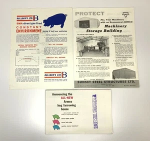 Armco Hog Farrowing & Machinery Storage Building Brochures Bulloch's Ventilation - Bild 1 von 11