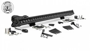 30" Black LED Light Bar Hood Kit for Jeep Wrangler JL & Gladiator JT 70054 - Picture 1 of 3