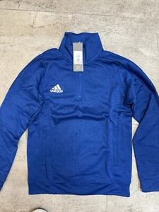 NEW LOT OF 31 Women’s Adidas 1/4 Zip Long Sleeve Pullover - Small Royal Blue - Picture 1 of 4