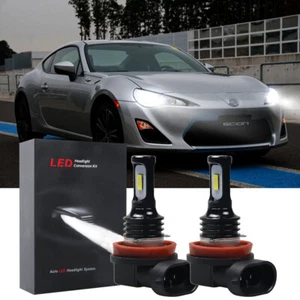 For Scion FR-S 2013-2016 - 2PC 6000K H11 LED Headlight Bulbs Low Beam QTY 2 - Picture 1 of 6
