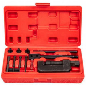 KIT MONTAGGIO SMONTAGGIO CATENE MOTOCICLI CICLOMOTORI BICI RIVETTATRICE KRAFT - Foto 1 di 3