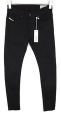 DIESEL Sleenker 0886Z Men Jeans W26/L32 Black Slim Skinny Cotton Stretch Boys