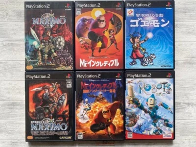 SONY PS2 Maximo & Mr .Incredible & Goemon & Robots set from Japan - Image 1 of 4