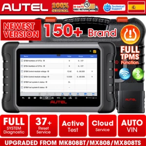 Autel MaxiCOM MK808TS Pro Diagnóstico Coche Escáner OBD2 Sistemas Completos TPMS - Imagen 1 de 12