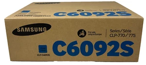 SAMSUNG CLT-C6092S 6092S TONER ORIGINALE CIANO CLP-770ND/CLP-775ND [A BOX] - Picture 1 of 1