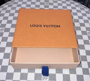 Authentic LOUIS VUITTON Wallet Drawer Style Empty Box 5.75" x 5” X  1.5". - Picture 1 of 6