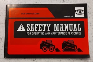 ASOCIACIÓN DE FABRICANTES DE EQUIPOS MANUAL DE SEGURIDAD - MINICARGADORA - AEM - Imagen 1 de 2