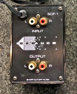SONANCE SCF-1 SHARP CUTOFF FILTER 40hz High pass filter 90-0487 - Picture 1 of 5