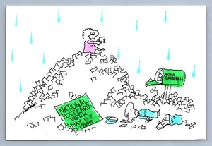 Postcard Vtg Advertising Postcard Week 1988 Cartoon Tigard Oregon - Picture 1 of 2
