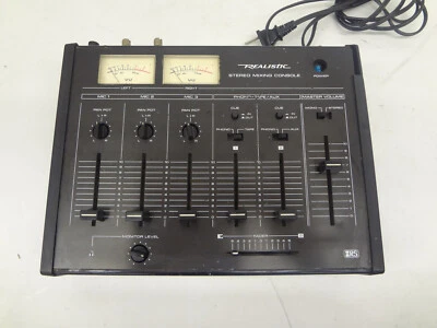 Realistic Stereo Mixing Console Model 32-1200C Turns On But NonFunctional - Image 1 of 4