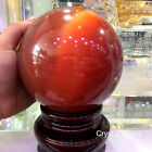 2200G/120Mm Very Beautiful Asian Quartz Red Cat Eye Crystal Ball Sphere+ Stand