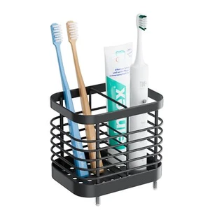 Toothbrush Holders For Bathrooms Black Electric Tooth Brush Holder Storage Organ - Picture 1 of 7