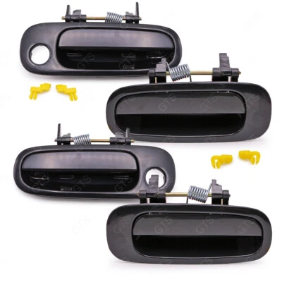 Set 4Dr Outside Outer Door Handle Fits Toyota AE110 111 Corona Carina 1992 1995 - image 1 of 4