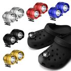 2X For Croc Shoes Lights Camping Headlights Charms Clog Sandals Shoes Decor Gift