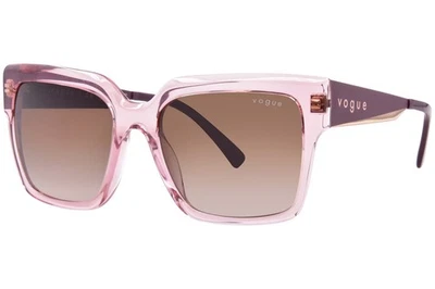 Очки солнцезащитные женские транс. Vogue VO5553S W44/8G Темно-розовый/коричневый градиент 54 мм - Изображение 1 из 4