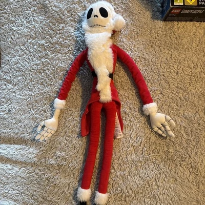 Disney Parks Nightmare Before Christmas 27" Santa Jack Skellington Plush Doll - Image 1 of 4