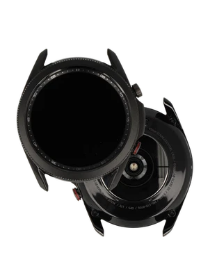 Samsung Galaxy Watch 3 LTE 45mm R845 mystic black - SEHR GUT - OHNE ARMBAND - Bild 1 von 3