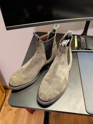 Ботинки RM Williams Comfort Craftsman размер 10,5 США (9,5 G AUS) серые замшевые - Изображение 1 из 4