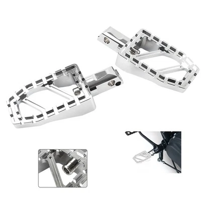 Rear Foot Pegs Foot Rests Footpeg Fit Harley Softail Low Rider Fat Bob 2018-2023 - Image 1 of 4