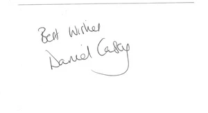 Daniel Casey. Actor. Midsomer Murders. Signed Card - Picture 1 of 1