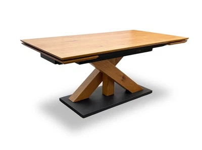 Furniture Village 'Aydin' Large Extending Dining Table Solid Oak RRP £1000 NEW - Image 1 of 4