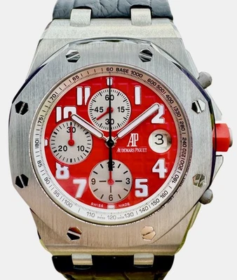 Audemars Piguet Royal Oak Offshore Rhone-Fusterie esfera roja 26108ST.OO.D066CR.01 Foto 1 de 4