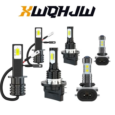 For Hyundai Elantra 2007 2008 2009 2010 6x LED Faro Hi/Lo + Bombillas Antiniebla - Image 1 of 4